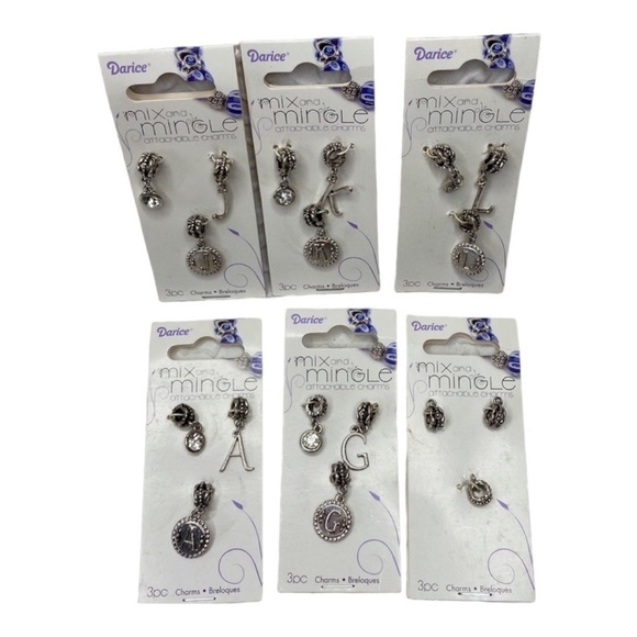 Darice Mix & Mingle Rhinestones Jewel Attachable Charms 18 PC Jewelry Making NEW - Picture 1 of 11